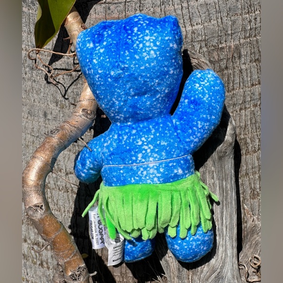 804. Sour Patch HAWAII Kids Plush - Blue Hula dancer w/ Skirt & Coconuts - Picture 4 of 6